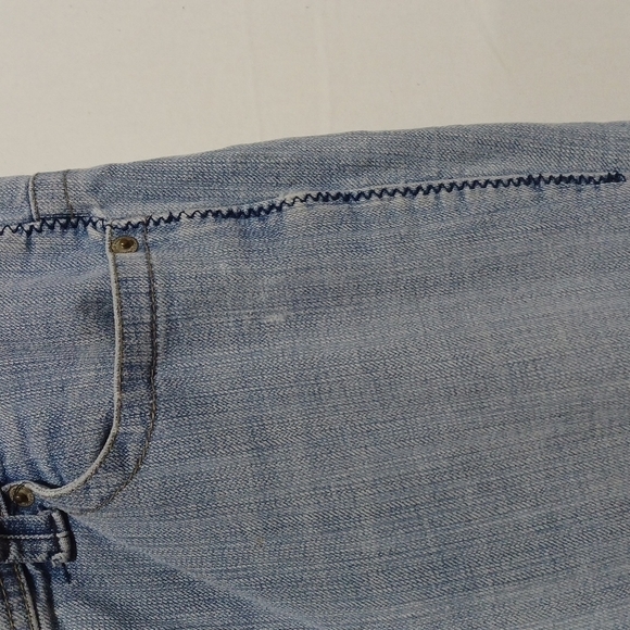 DEPARTMENT OF PEACE JEANS SIZE 14 IN A BEAUTIFUL BLUE DENIM FADED - Picture 4 of 9